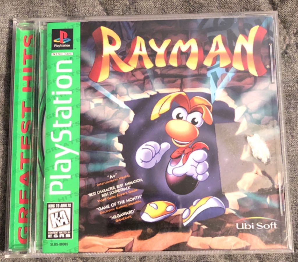 Rayman - Sony PlayStation (Ubisoft) video game collectible - Main Image 1