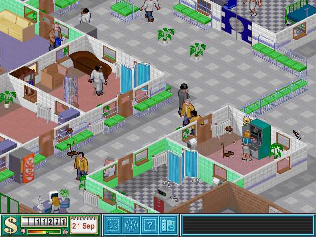 Theme Hospital - Sony PlayStation (Electronic Arts Inc.) video game collectible [Barcode 5030935014976] - Main Image 3