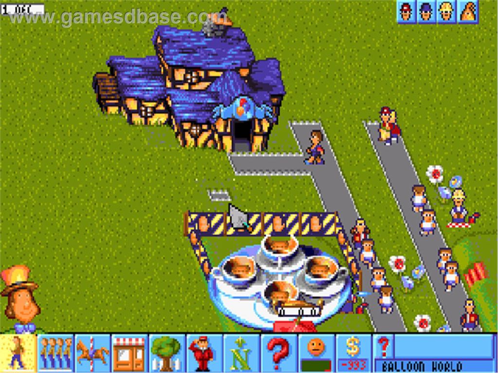 Theme Park - Commodore Amiga (Bullfrog Productions) video game collectible [Barcode 5015839286117] - Main Image 2