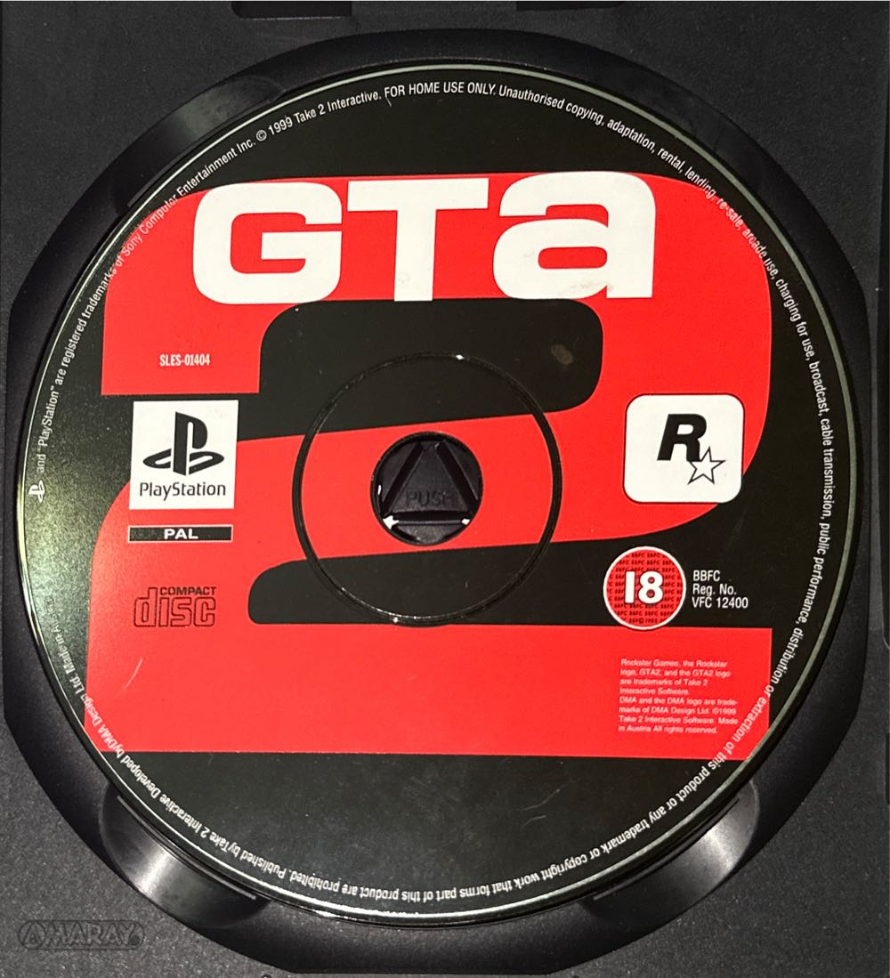 GTA 2 - Sony PlayStation video game collectible - Main Image 2