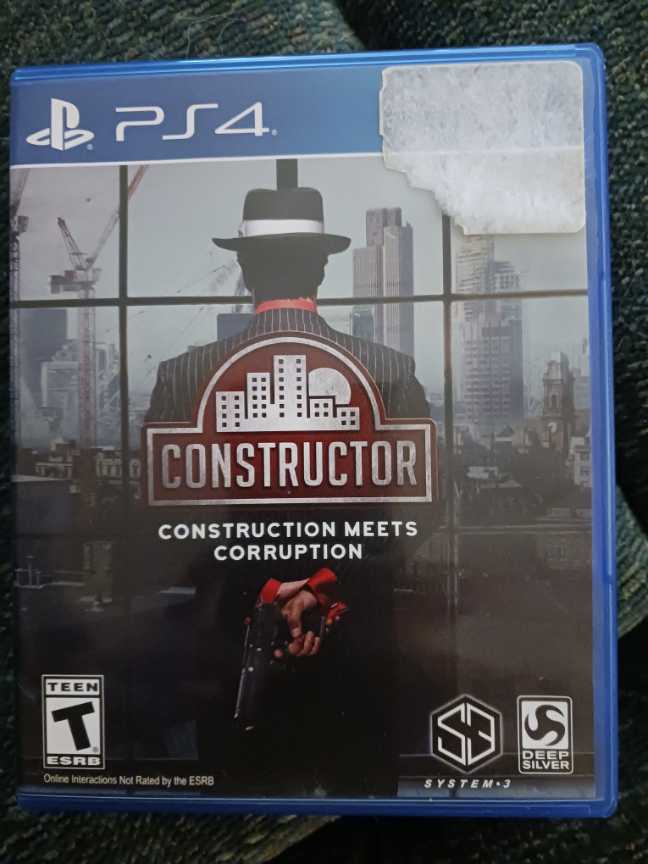 Constructor - Sony PlayStation 4 (PS4) video game collectible [Barcode 816819013991] - Main Image 3