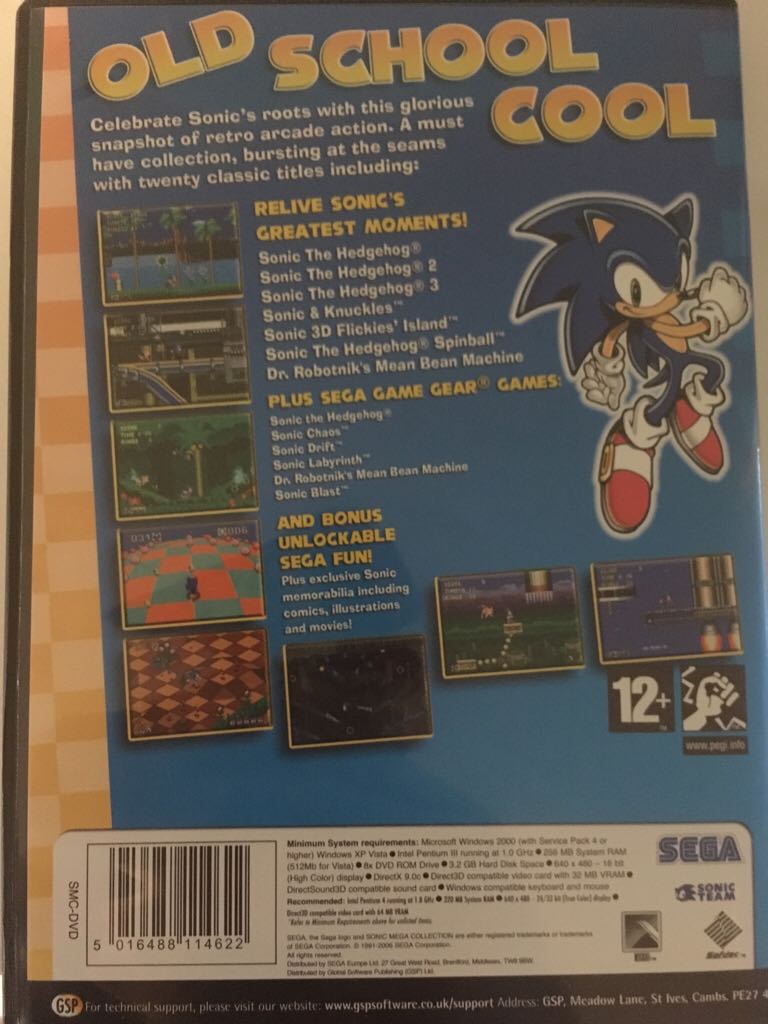 Sonic Mega Collection - PC video game collectible [Barcode 5016488114622] - Main Image 2