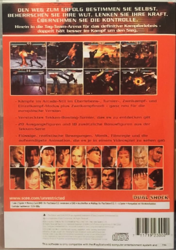 Tekken Tag Tournament - Sony PlayStation 2 (PS2) (Namco - 2) video game collectible [Barcode 711719230526] - Main Image 2