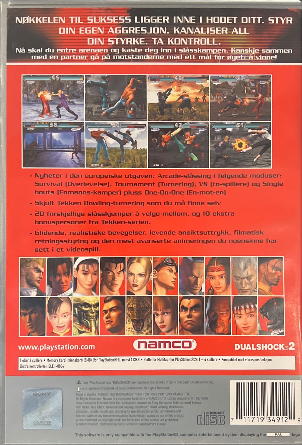 Tekken Tag Tournament - Sony PlayStation 2 (PS2) video game collectible - Main Image 2