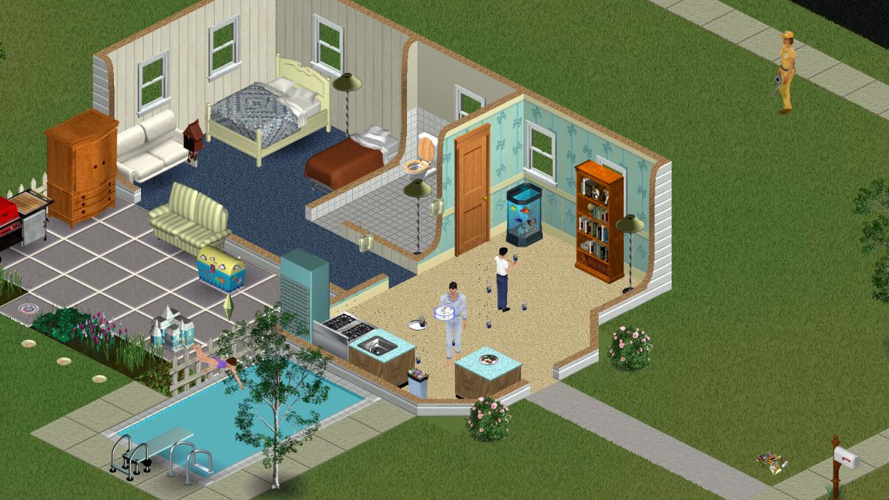 The Sims - PC (Electronic Arts/EA Games) video game collectible [Barcode 014633144598] - Main Image 2