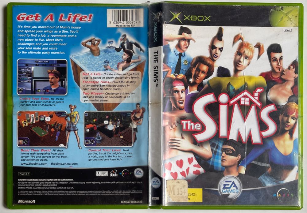 Sims, The - Microsoft Xbox (Electronic Arts - 2) video game collectible [Barcode 5030942033939] - Main Image 4