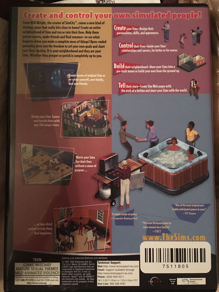 The Sims - PC (EA Games) video game collectible - Main Image 2