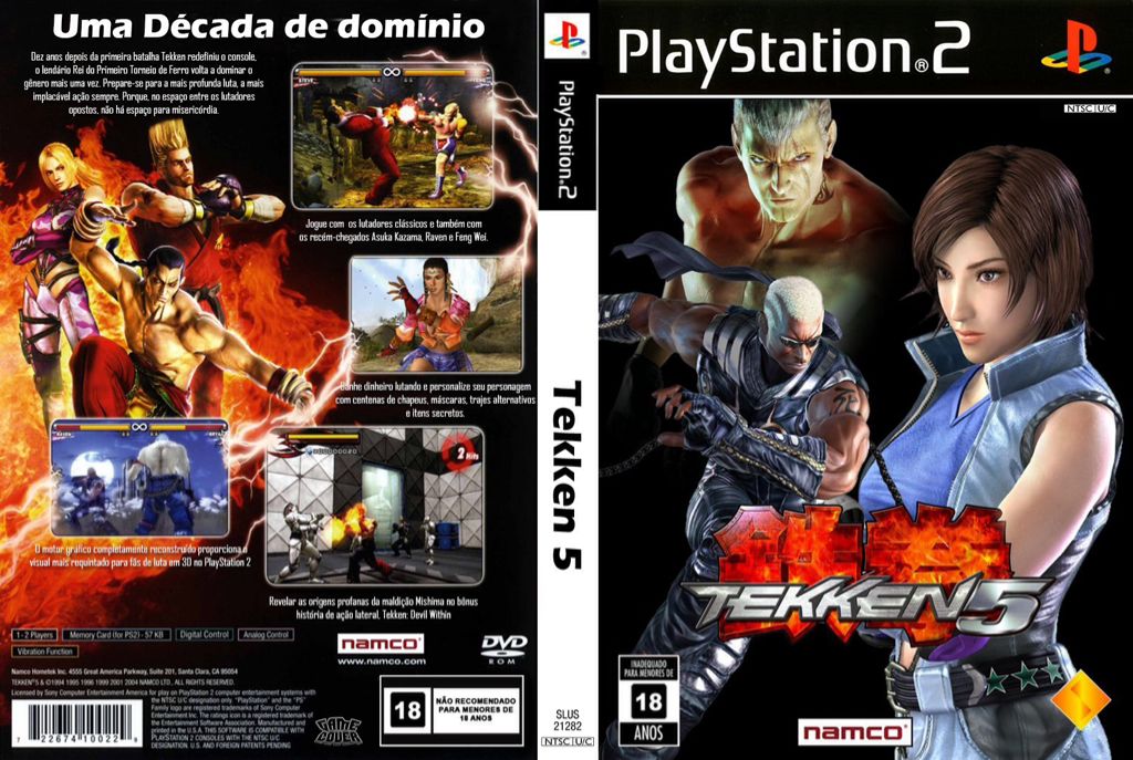 Tekken 5 - Sony PlayStation 2 (PS2) (Namco - 2) video game collectible [Barcode 722674100229] - Main Image 2