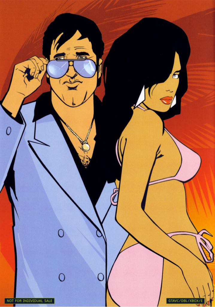 Grand Theft Auto: Vice City (Digital) - Microsoft Xbox (Rockstar Games - 1) video game collectible [Barcode 5026555240369] - Main Image 2