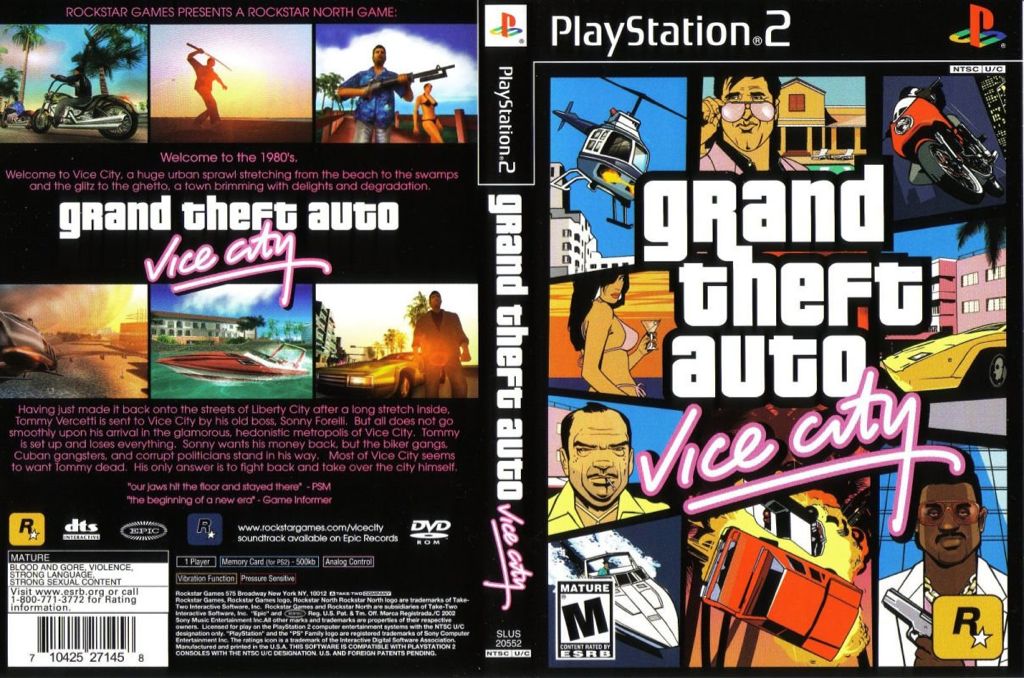 Grand Theft Auto: Vice City - Sony PlayStation Network (PSN) (Rock Star Games - 1) video game collectible - Main Image 2