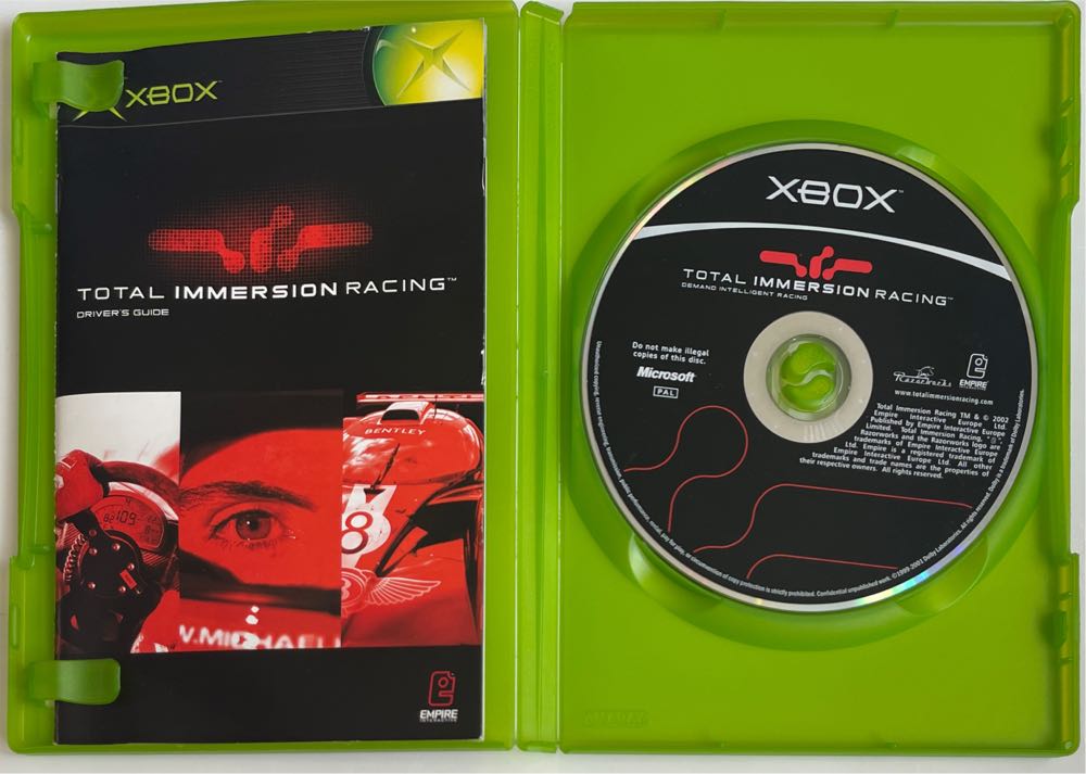 Total Immersion Racing - Microsoft Xbox (Empire Interactive - 1-2) video game collectible [Barcode 5017783706253] - Main Image 3