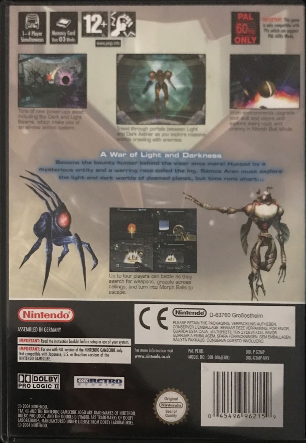 Metroid Prime 2: Echoes - Nintendo GameCube (Nindendo - 1-4) video game collectible - Main Image 2