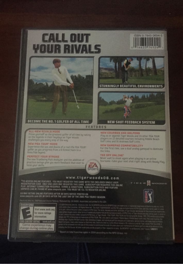 Tiger Woods PGA Tour 06 - PC (Ea Sports) video game collectible - Main Image 2