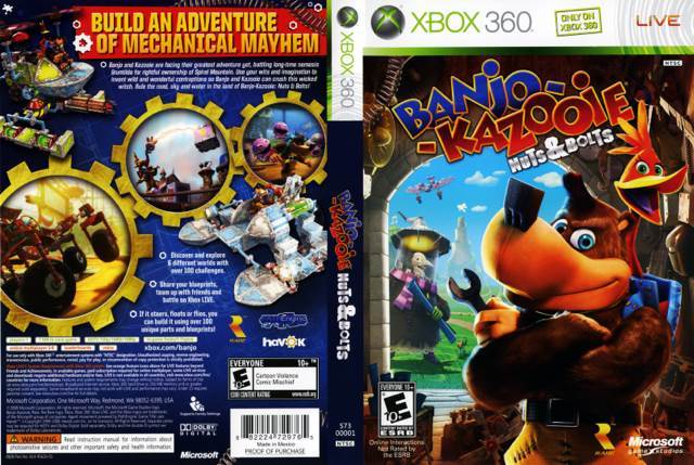 Banjo Kazooie: Nuts and Bolts - Microsoft Xbox 360 (Microsoft Game Studios - 2) video game collectible [Barcode 882224747691] - Main Image 2