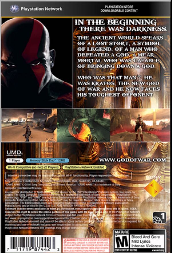 God of War: Chains of Olympus - Sony PlayStation 3 (PS3) video game collectible - Main Image 2