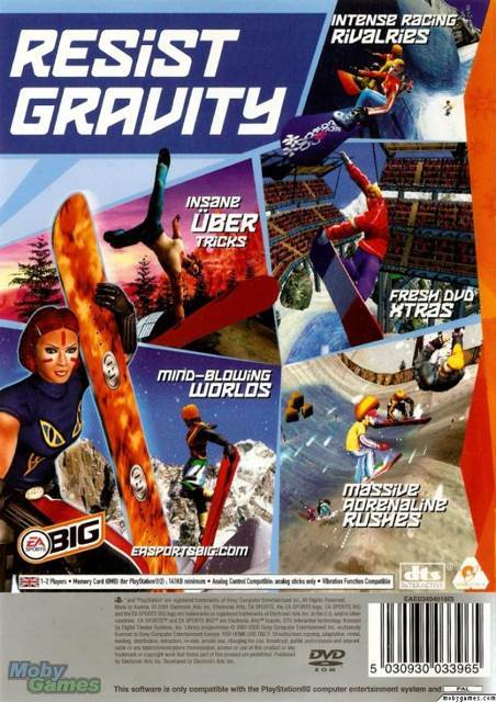 SSX: Tricky - Sony PlayStation 2 (PS2) (Radica - 2) video game collectible [Barcode 014633143591] - Main Image 2