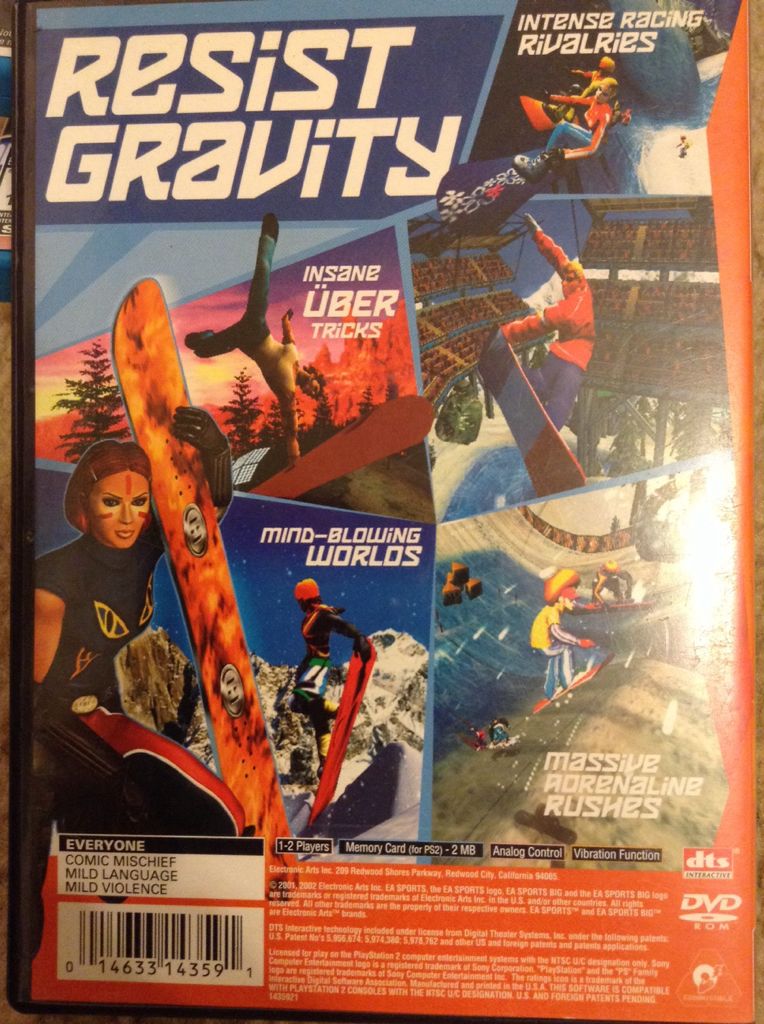 SSX Tricky - Sony PlayStation 2 (PS2) video game collectible - Main Image 2