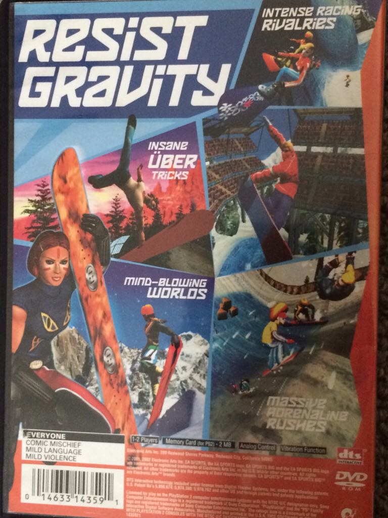 SSX Tricky - Sony PlayStation 2 (PS2) video game collectible - Main Image 2