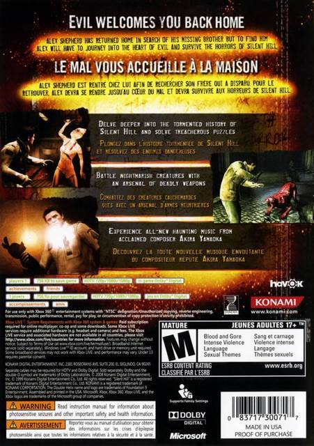 Silent Hill Homecoming - Sony PlayStation 3 (PS3) (Konami - 1) video game collectible [Barcode 4012927050804] - Main Image 2