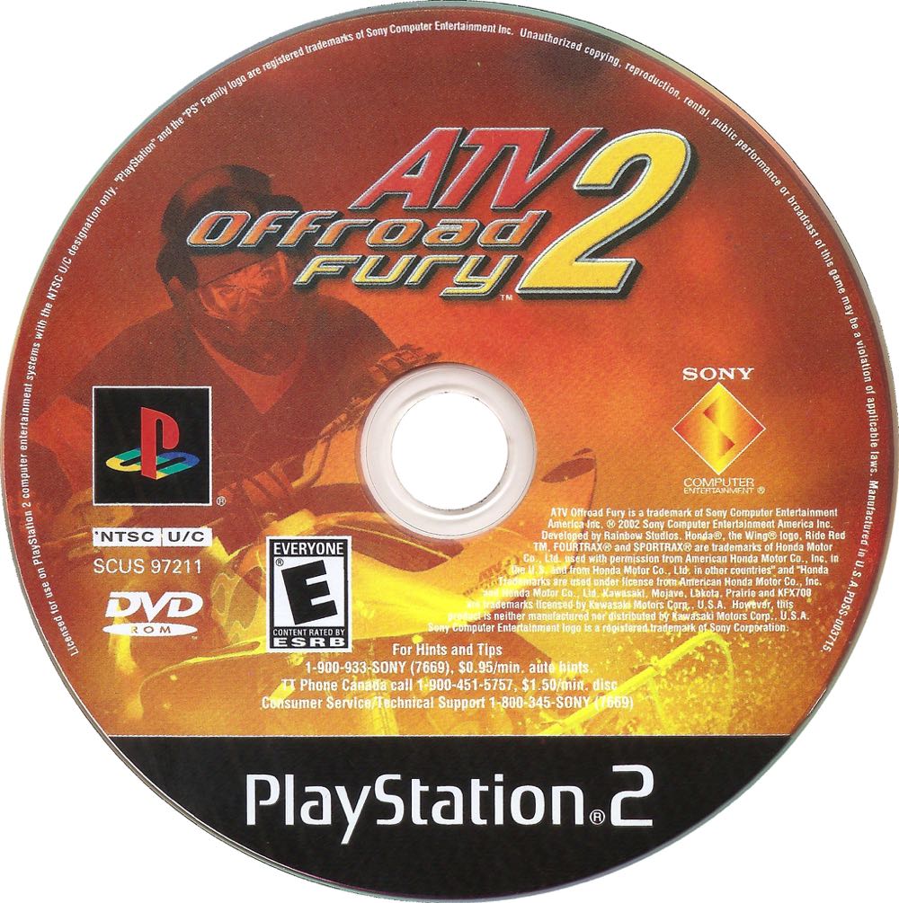 ATV Offroad Fury 2 - Sony PlayStation 2 (PS2) (Sony Computer Entertainment - 1-2) video game collectible - Main Image 4