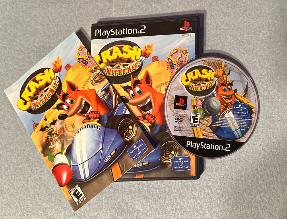 Crash:  Nitro Kart - Sony PlayStation 2 (PS2) video game collectible - Main Image 3