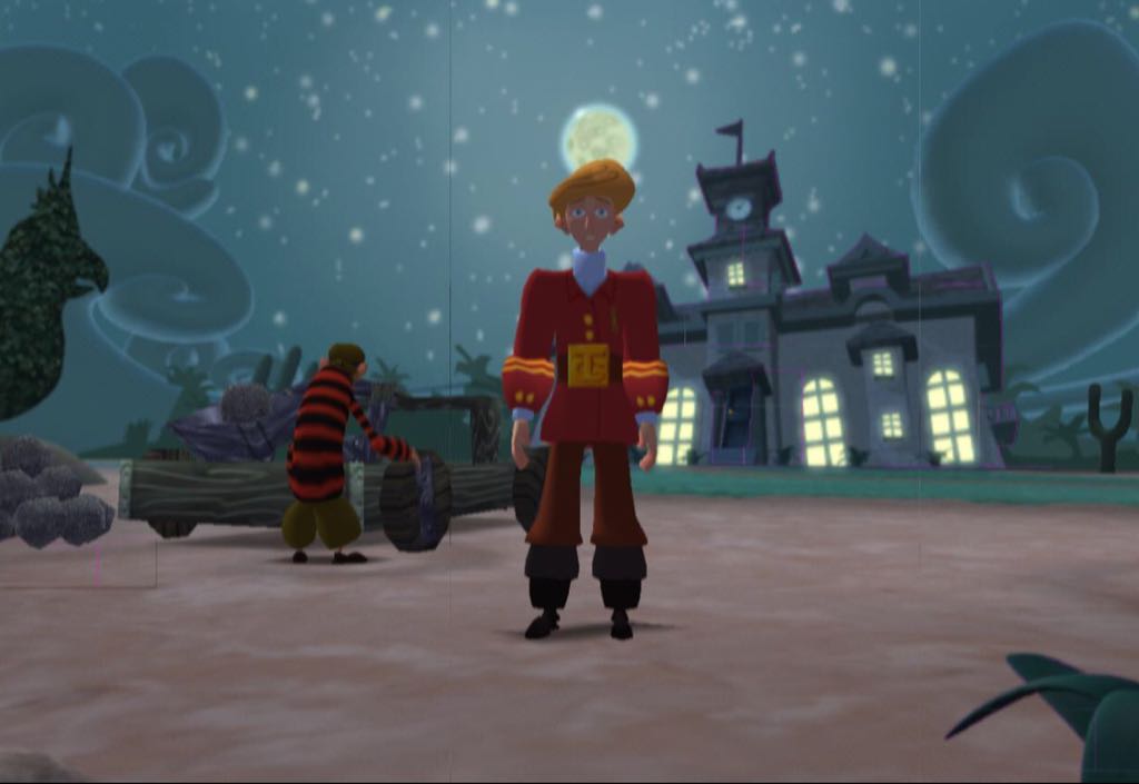 Escape From Monkey Island - Sony PlayStation 2 (PS2) (LucasArts Entertainment - 1) video game collectible [Barcode 0023272110352] - Main Image 2