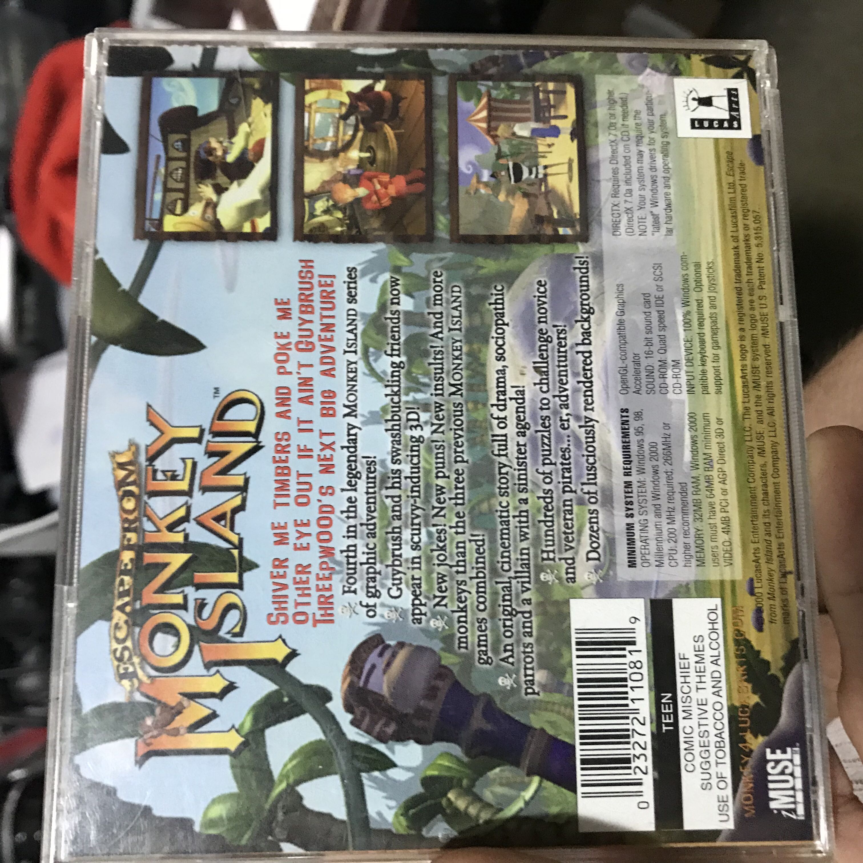 Escape From Monkey Island - PC video game collectible [Barcode 023272004132] - Main Image 2