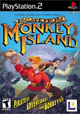 Escape From Monkey Island - Sony PlayStation 2 (PS2) (LucasArts - 1) video game collectible [Barcode 023272998349] - Main Image 1