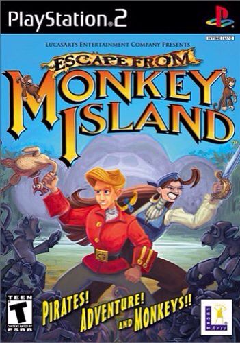 Escape from Monkey Island - Sony PlayStation 2 (PS2) video game collectible [Barcode 023272998370] - Main Image 1