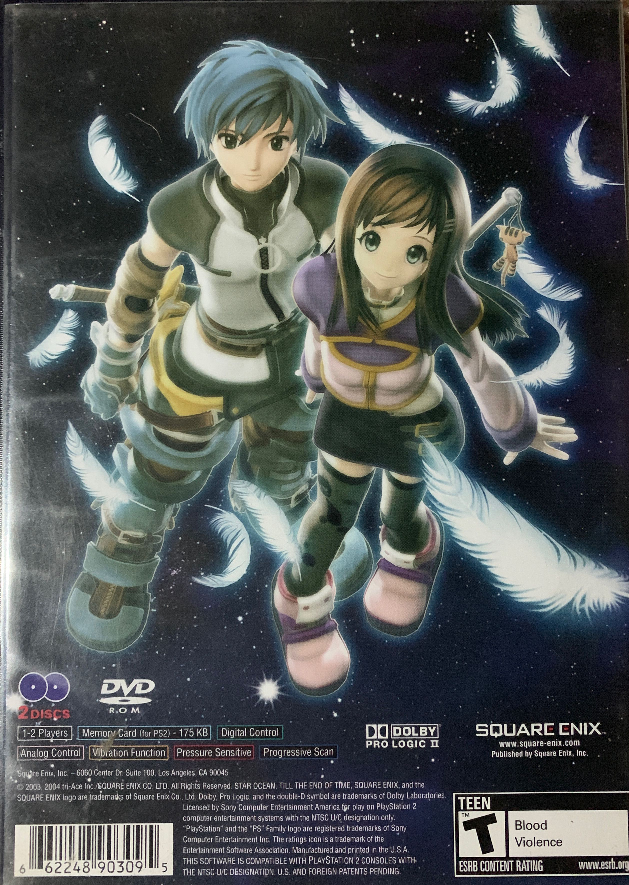 Star Ocean: Till The End of Time - Sony PlayStation 2 (PS2) (Square Enix - 2) video game collectible [Barcode 662248903095] - Main Image 4