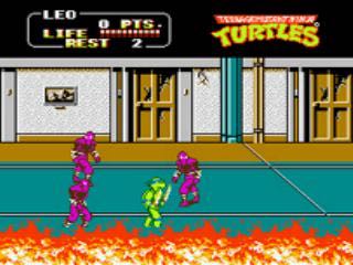 TMNT: Teenage Mutant Ninja Turtles (GBA-NES) (1-3) - Nintendo Game Boy Advance (GBA) video game collectible - Main Image 2