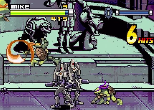 TMNT: Teenage Mutant Ninja Turtles (GBA-NES) (1-3) - Nintendo Game Boy Advance (GBA) video game collectible - Main Image 4