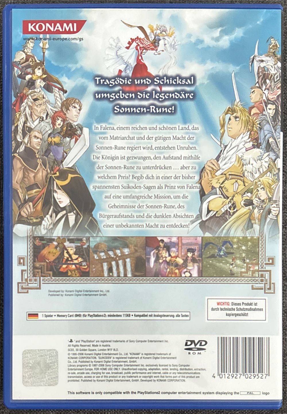Suikoden V - Sony PlayStation 2 (PS2) (Konami - 1) video game collectible [Barcode 4012927029527] - Main Image 2