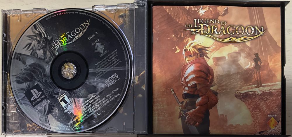 Greatest Hits: Legend of Dragoon, The - Sony PlayStation (SCEA - 1) video game collectible [Barcode 711719449126] - Main Image 3