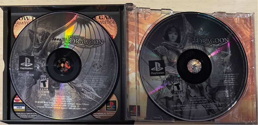 Greatest Hits: Legend of Dragoon, The - Sony PlayStation (SCEA - 1) video game collectible [Barcode 711719449126] - Main Image 4