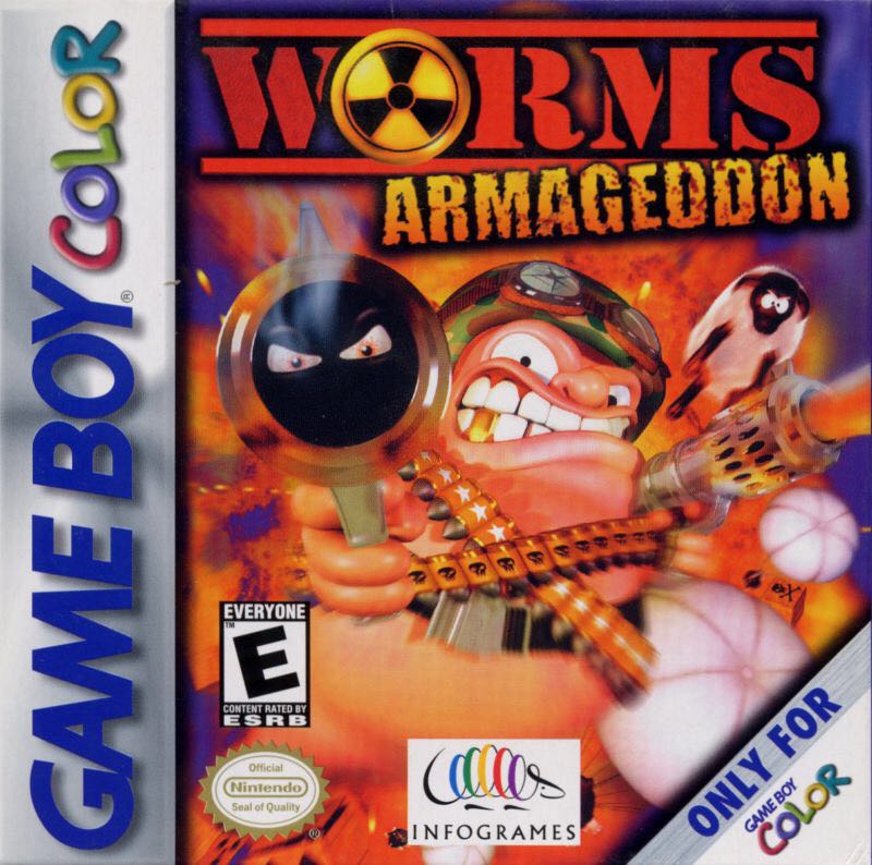 Worms Armageddon - Nintendo Game Boy Color video game collectible - Main Image 1