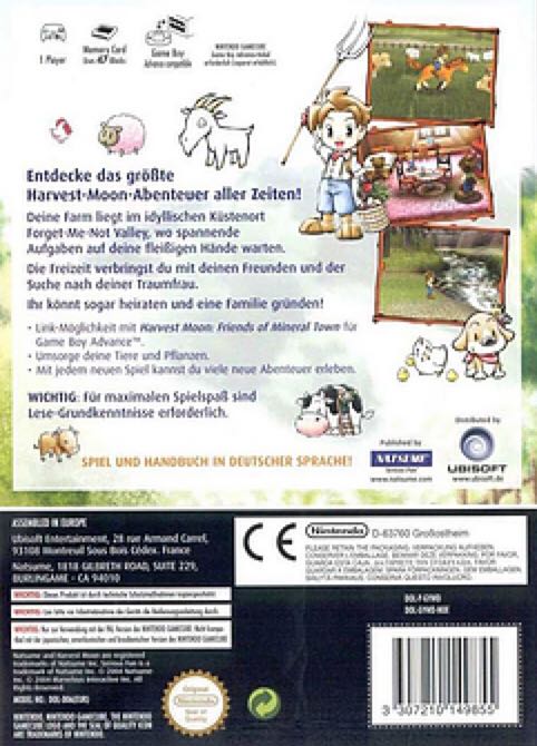 Harvest Moon: A Wonderful Life - Nintendo GameCube (Ubisoft - 1) video game collectible [Barcode 3307210149855] - Main Image 2
