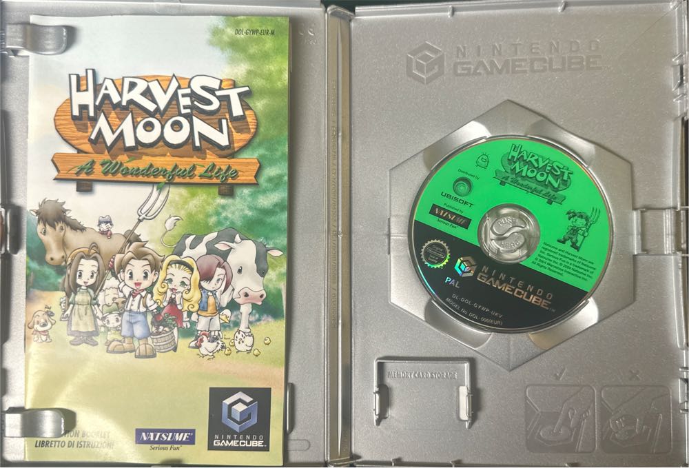Harvest Moon: A Wonderful Life - Nintendo GameCube (Ubisoft - 1) video game collectible [Barcode 3307210149855] - Main Image 3