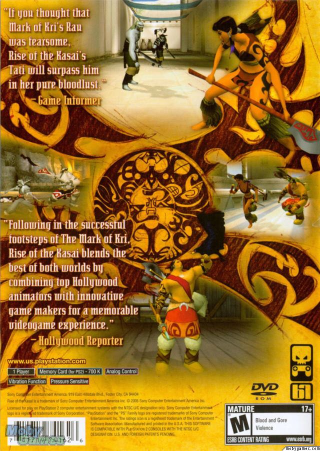 Rise Of The Kasai - Sony PlayStation 2 (PS2) (Sony Computer Entertainment America - 1) video game collectible [Barcode 711719741626] - Main Image 2