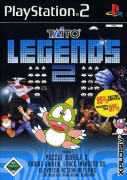 Taito Legends 2 - Sony PlayStation 2 (PS2) (Taito Corporation) video game collectible [Barcode 5017783022445] - Main Image 1