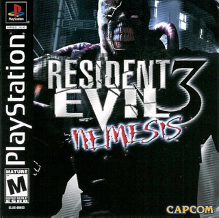 Resident Evil 3 Nemesis: With Dino Crisis Demo - Sony PlayStation (Capcom USA, Inc. - 1) video game collectible [Barcode 013388210565] - Main Image 1