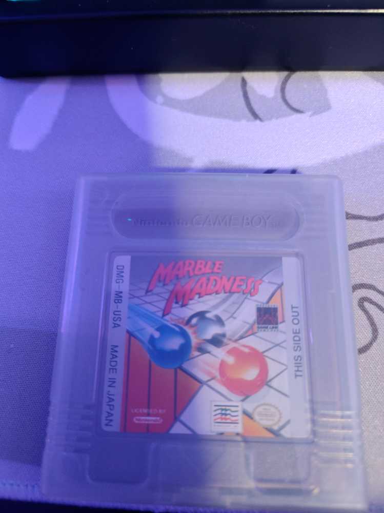 Marble Madness - Nintendo Game Boy video game collectible - Main Image 2
