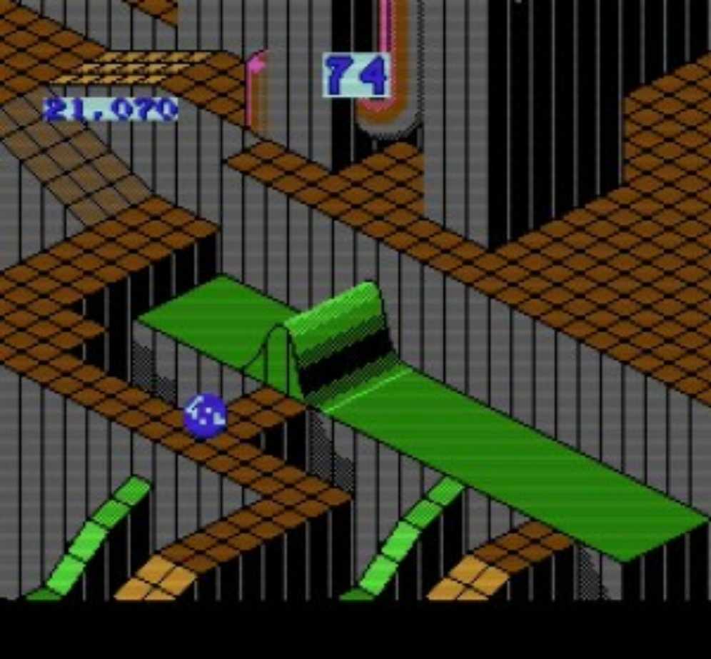 Marble Madness - Nintendo Entertainment System (NES) (Atari - 1-2) video game collectible - Main Image 3