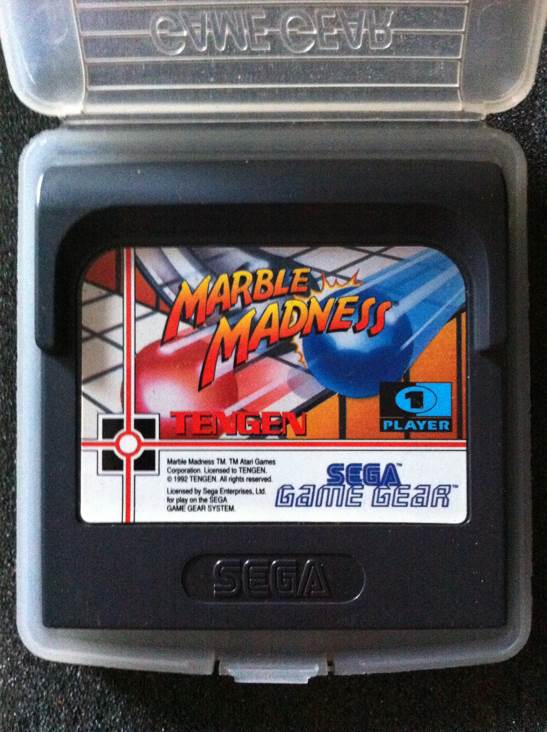 Marble Madness - Sega Game Gear (1) video game collectible - Main Image 1