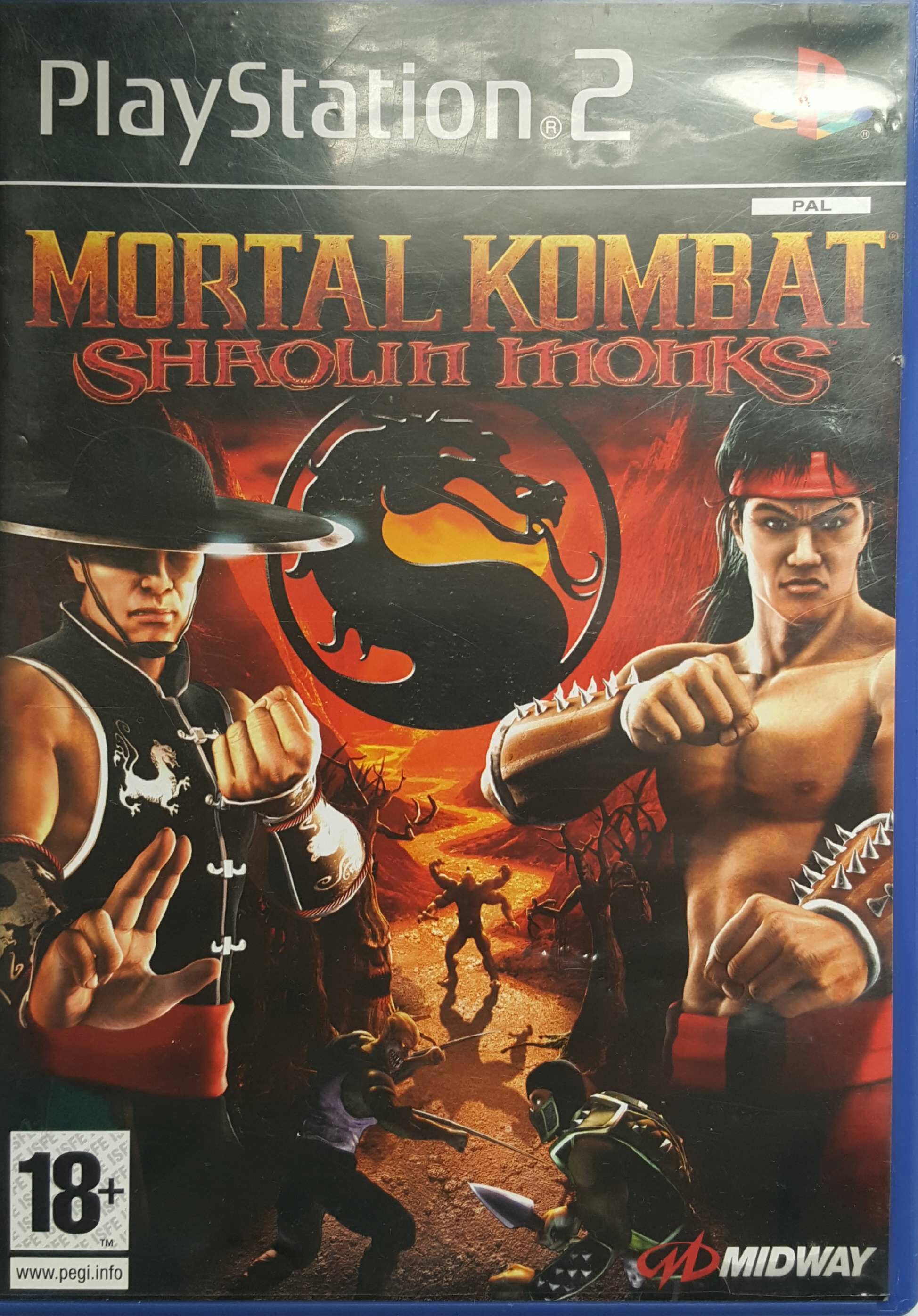 Mortal Kombat: Shaolin Monks - Sony PlayStation 2 (PS2) video game collectible - Main Image 1