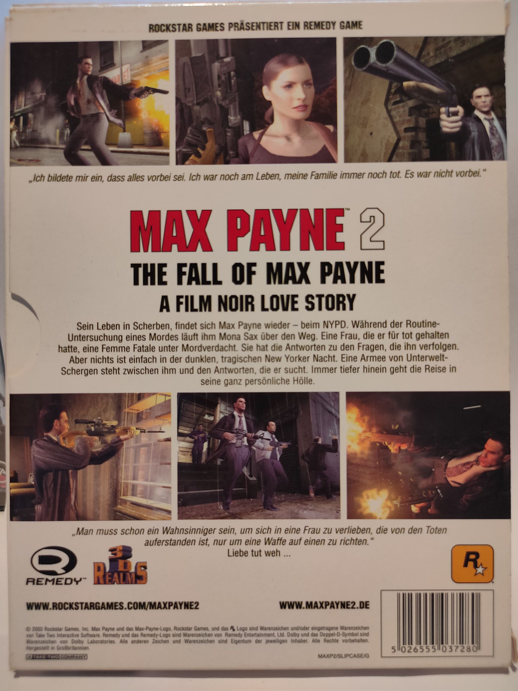 Max Payne 2 - The Fall of Max Payne - PC (Remedy Entertainment - 1) video game collectible [Barcode 5026555037280] - Main Image 2