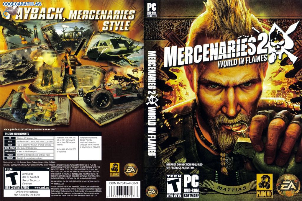Mercenaries 2 - PC video game collectible [Barcode 5030939059034] - Main Image 1