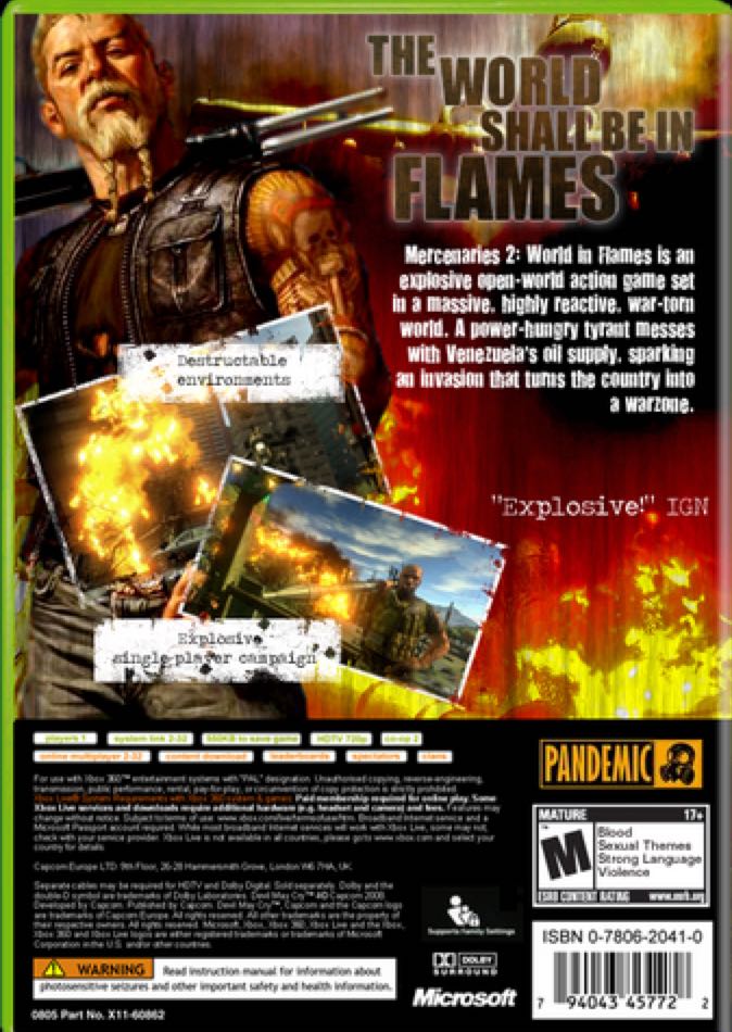 Mercenaries 2 - Microsoft Xbox 360 video game collectible - Main Image 2