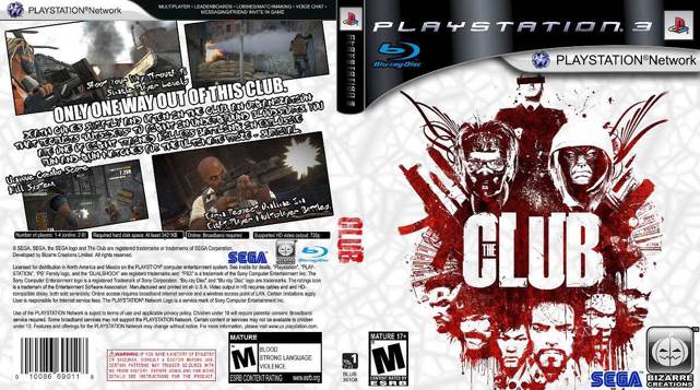 The Club - Sony PlayStation 3 (PS3) (Sega - 1) video game collectible [Barcode 010086690118] - Main Image 2
