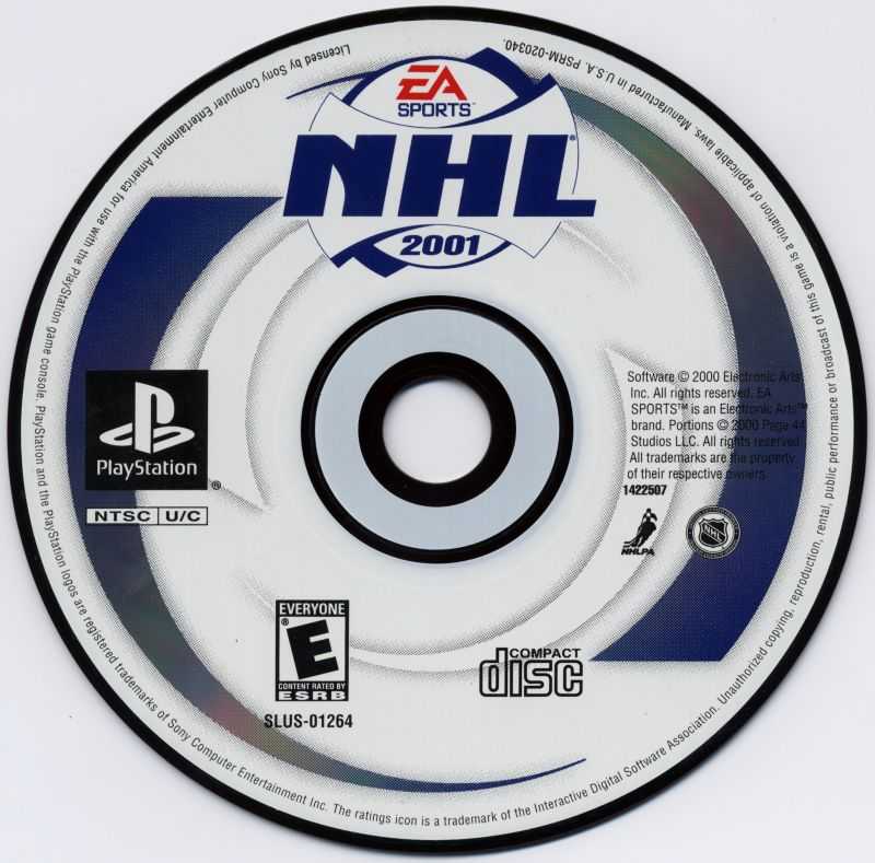 NHL 2001 - Sony PlayStation (Electronic Arts/EA Games - Multi-Player: 1-8) video game collectible [Barcode 014633142259] - Main Image 3